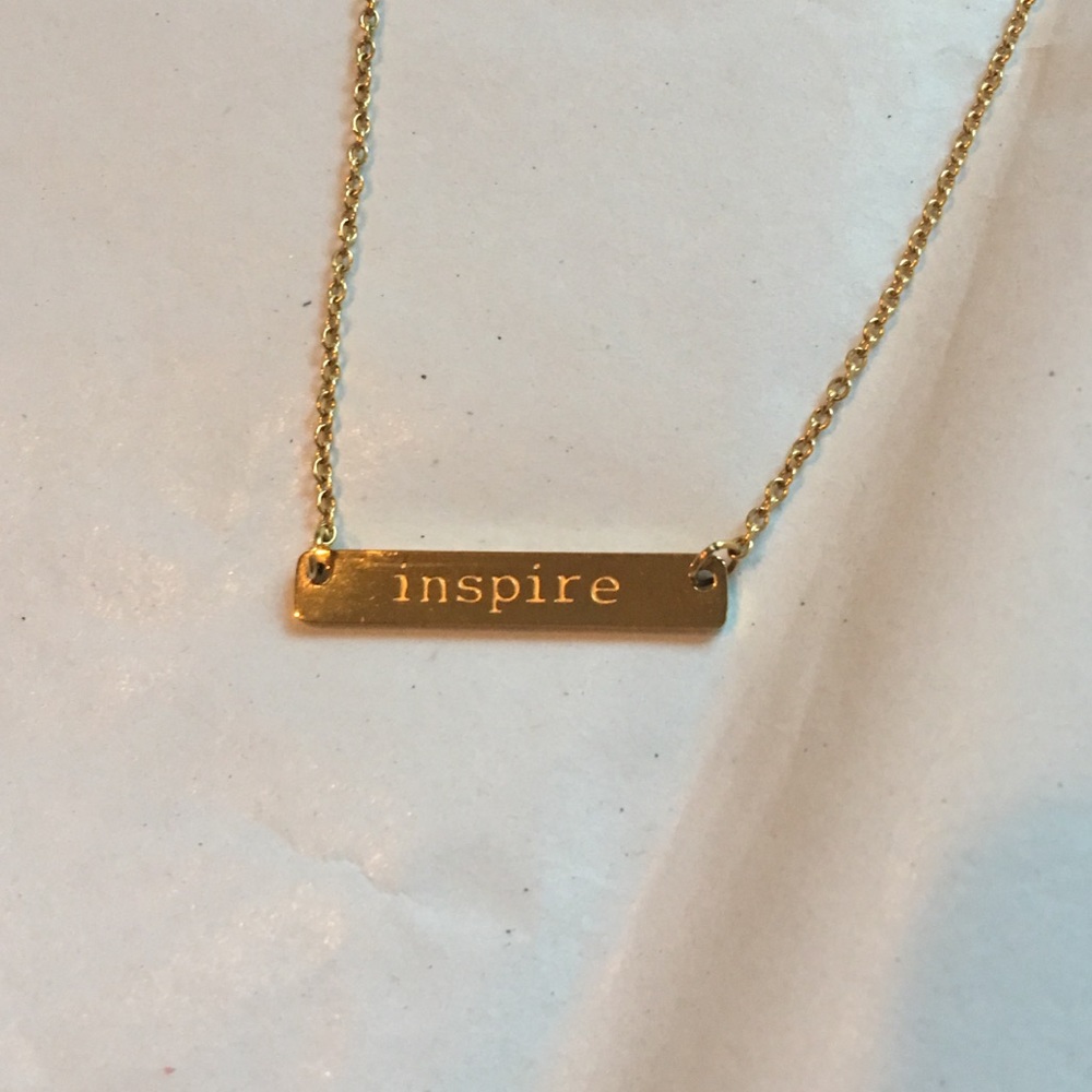 Jook and Nona "inspire" necklace